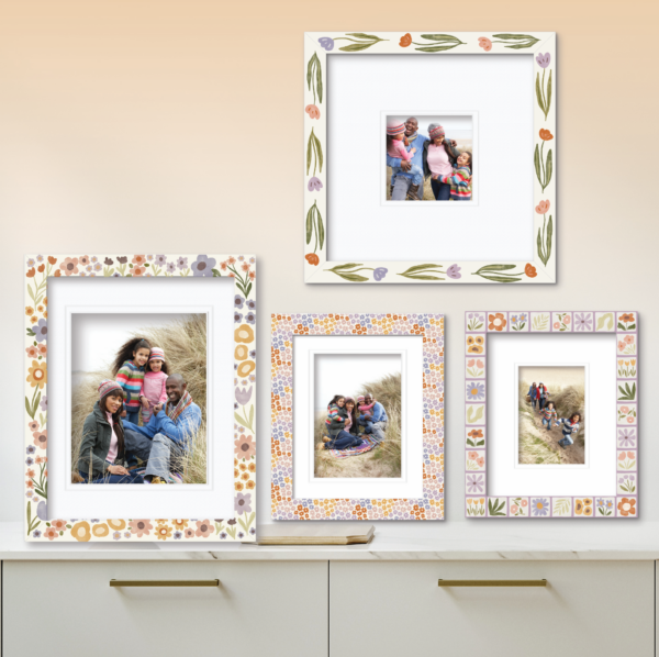 ColorBloom Moments™ Wildflowers Collection 4 Piece Set ~ 14x14", 13x16" & 10x12" Easel Back/Wall Frames - Image 4