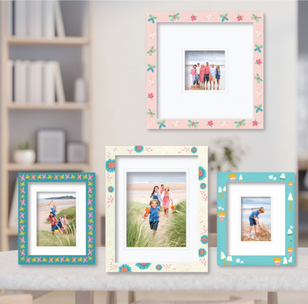 ColorBloom Moments™ Blooming Butterflies Collection 4 Piece Set ~ 14x14", 13x16" & 10x12" Easel Back/Wall Frames - Image 4
