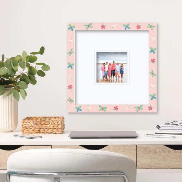 ColorBloom Moments™ Blooming Butterflies Collection ~ 14x14" Wall Frame, 5x5 Opening - Image 2