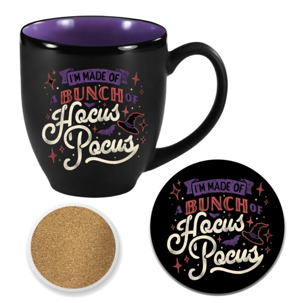 A Bunch of Hocus Pocus Ceramic 16oz Artisan Mug & 4" Coaster Set