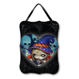 Skeleton Magic 12x16 Hanging ArtBoard with Black Ribbon