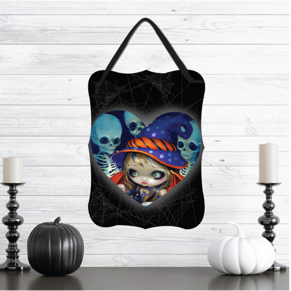 Skeleton Magic 12x16 Hanging ArtBoard with Black Ribbon - Image 2