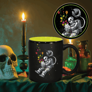 End of Humanity Ceramic 11oz Artisan Mug & 4″ Coaster Set