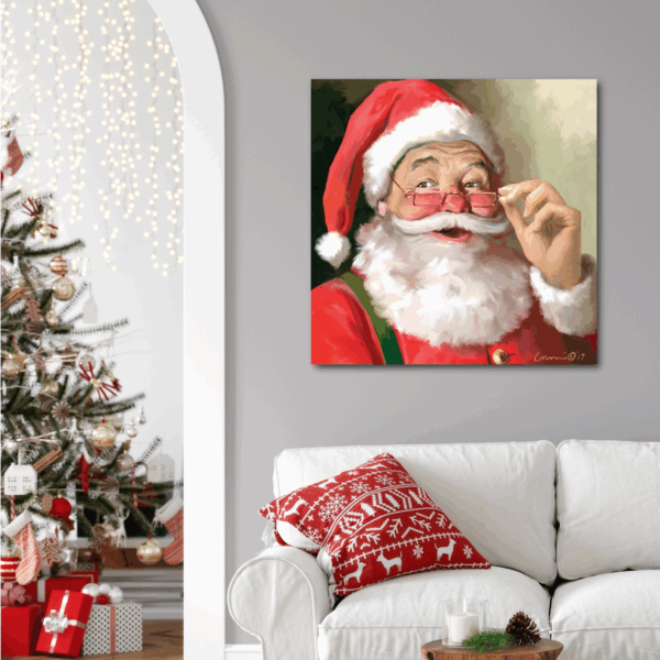 Santa Claus Gallery-Wrapped Canvas
